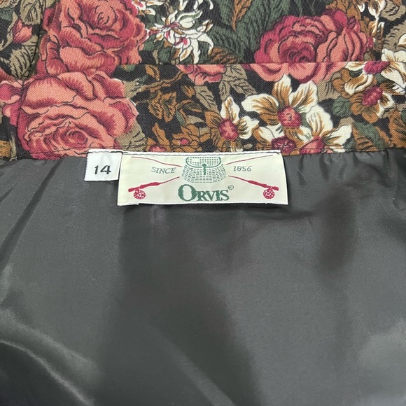 Orvis Pink and White Pleated Midi Skirt 14 - Picture 2 of 8